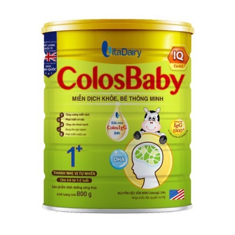 Sữa Bột Colosbaby IQ 800g IGG1000 các số