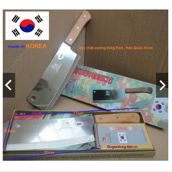 Dao chặt gà thép không gỉ KF cao cấp