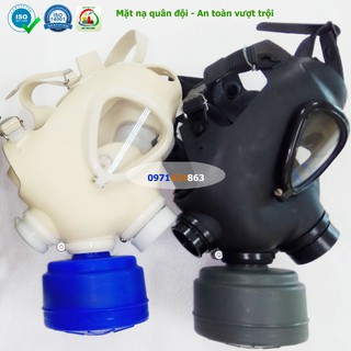 Mặt trùm V5 chống khí độc rời [Không kèm cục lọc] - Hàng quân đội nhân dân Việt Nam