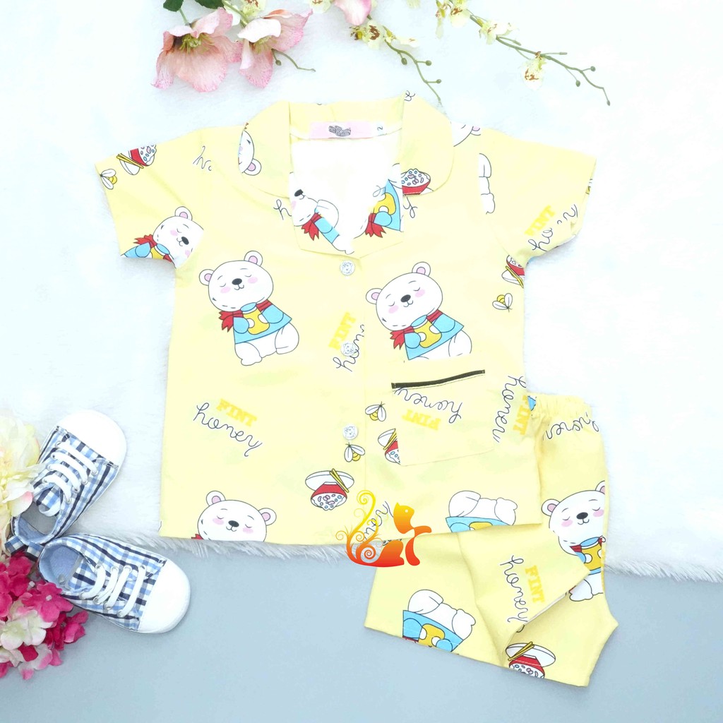 Đồ Bộ Mặc Nhà &quot;Fint Honey&quot; Pijama Kate Thái - Cho Bé 8 - 38kg.