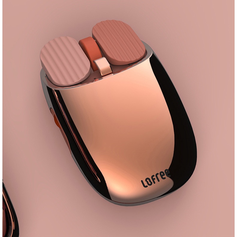 Chuột Bluetooth LOFREE MakeUp Rose Gold (Limited Edition) cho MacOS/Windows/IOS/Android bảo hành 12 tháng