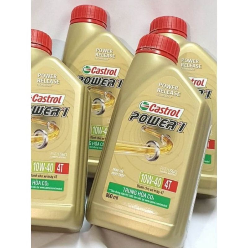 Dầu nhớt, nhờn xe số chính hãng CASTROL 0,8lit( bán giá sỉ đại lý)