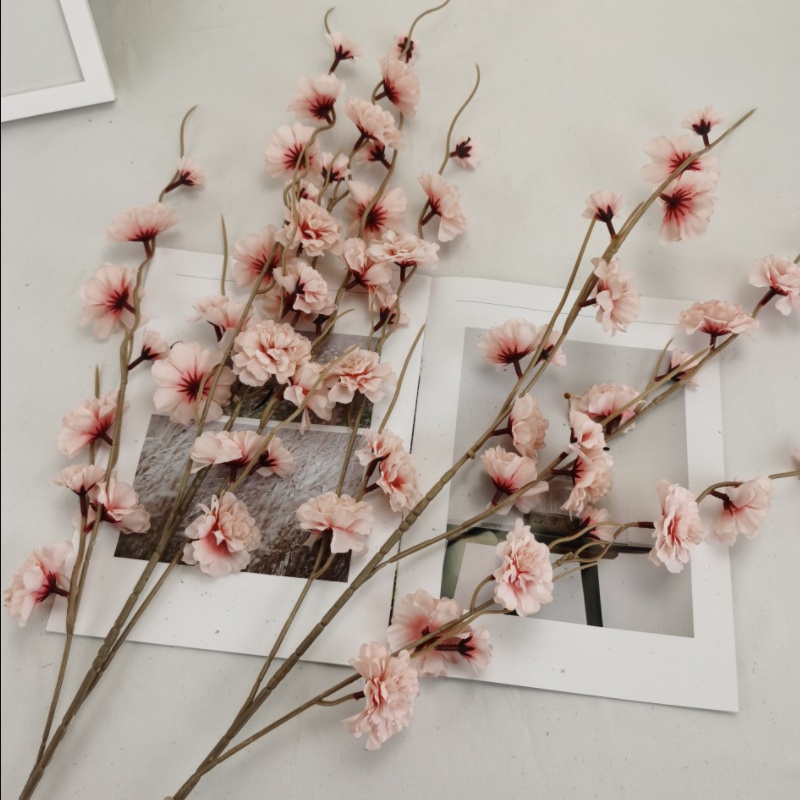 Hoa Anh Đào Râu giả cành 1 mét nhiều màu sắc trang trí nhà cửa đẹp, sang trọng
