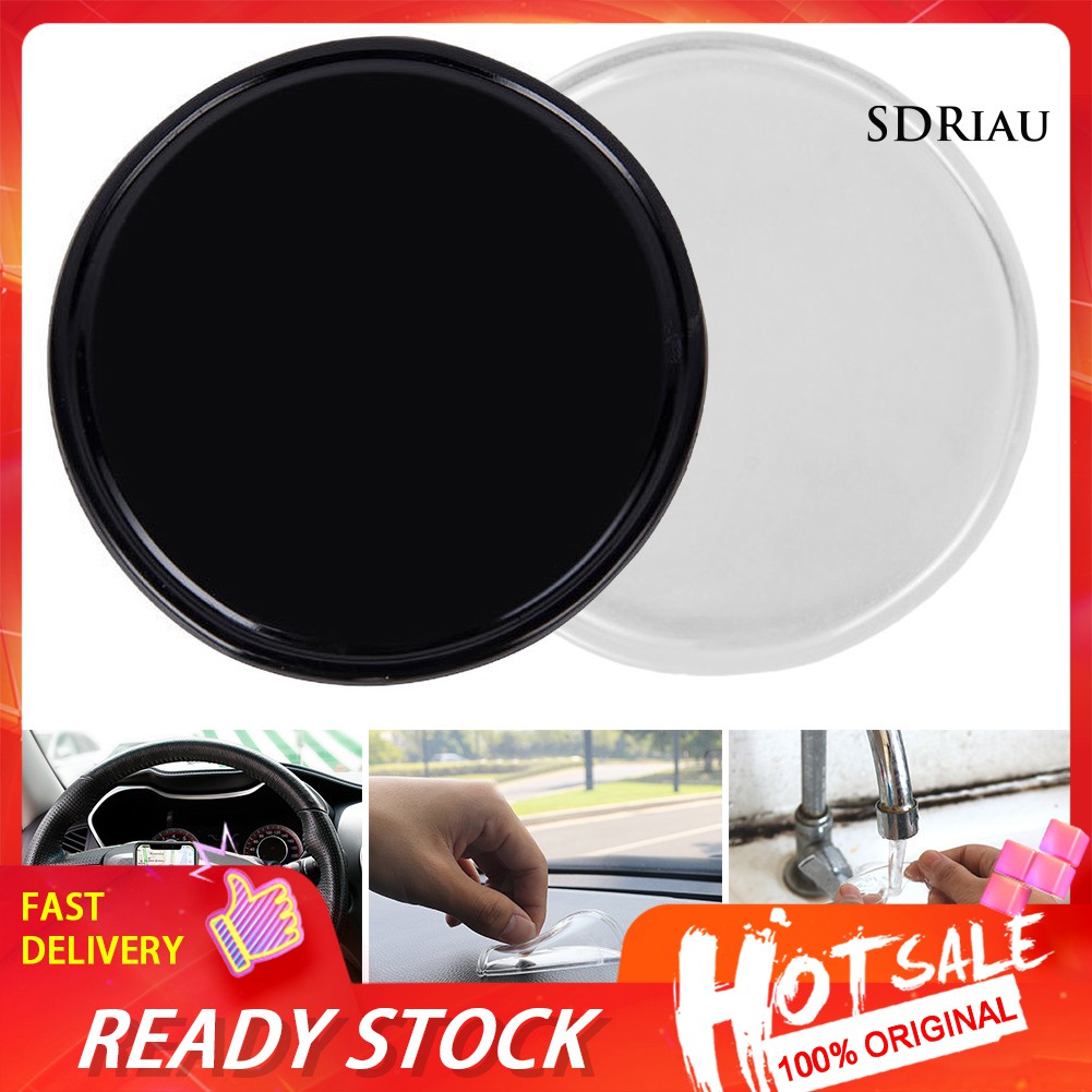 ★Ready★ 10Pcs Round Car Anti-Slip Magic Pads Dashboard Phone Perfume Jewelry Holder Mats