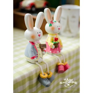 Cặp thỏ ngồi super xinh TAN01