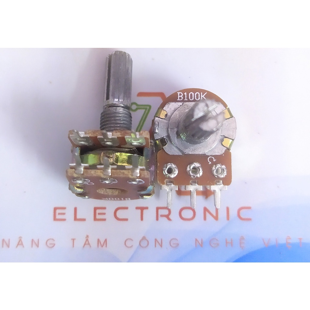 Triết áp WH148 100k đơn 20mm G5-D7