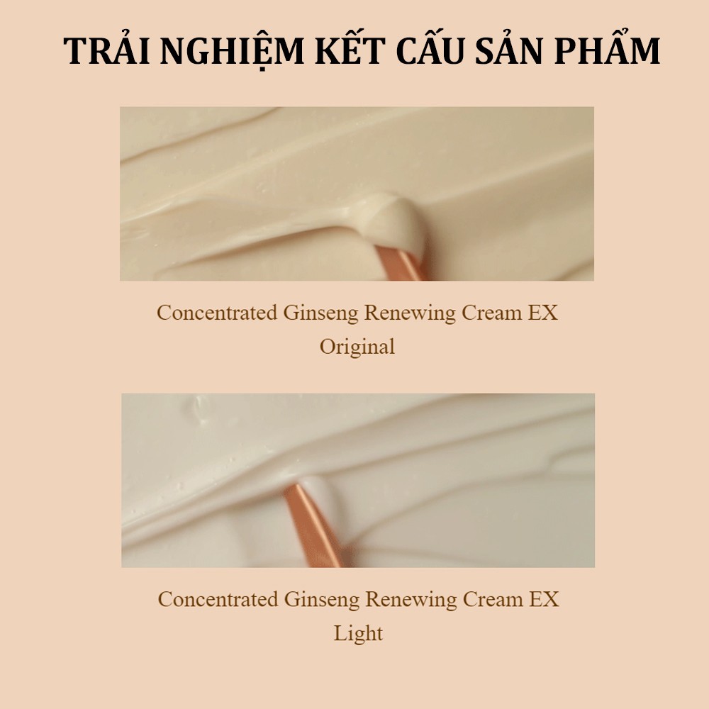 [Mã FMCGMALL -8% đơn 250K] Kem dưỡng Nhân Sâm ngừa lão hóa Sulwhasoo ConcentratedGinsengRenewingCreamLightEx 60ml