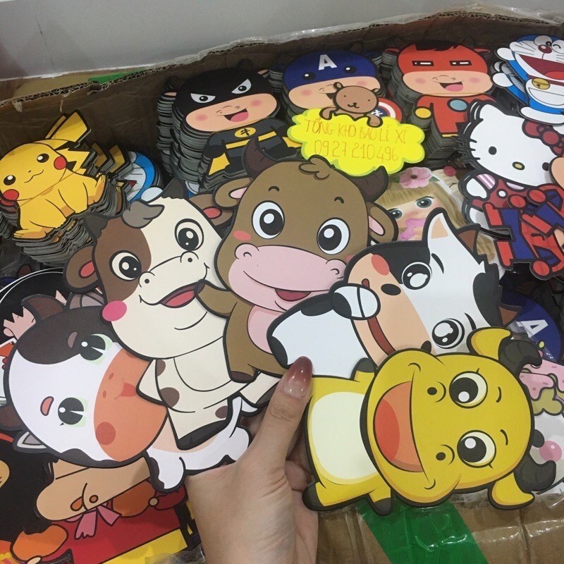 Xấp 5 bao lixi hoạt hình