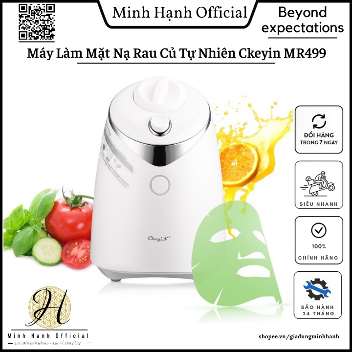 Máy Làm Mặt Nạ Rau Củ Tự Nhiên Ckeyin MR499 Có Tính Năng Nhắc Nhở Bằng Giọng Nói  Và Làm Sạch Tự Động Bh 24th