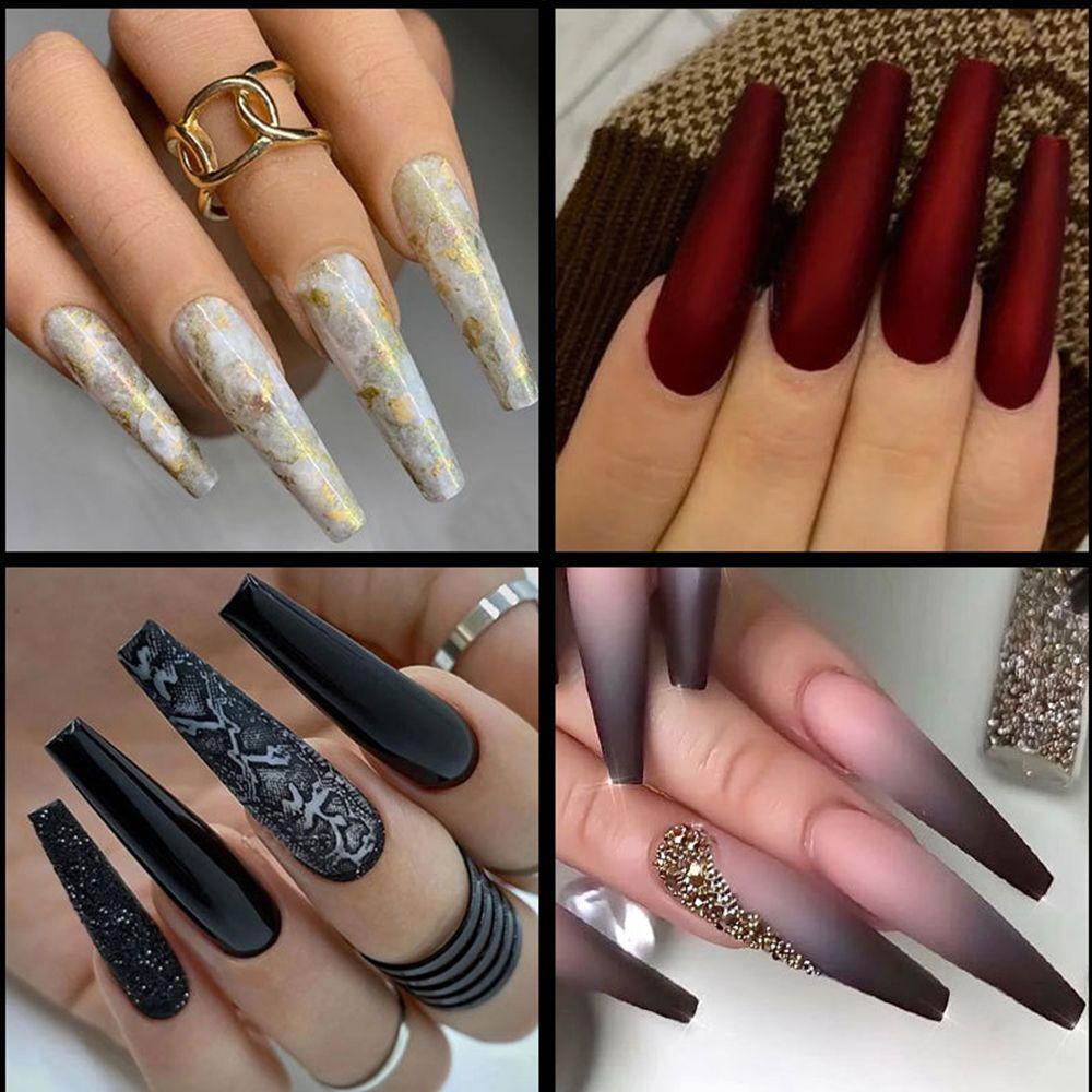 Móng Tay Giả Siêu Mỏng Che Phủ Nửa Móng Tay Tiện Dụng