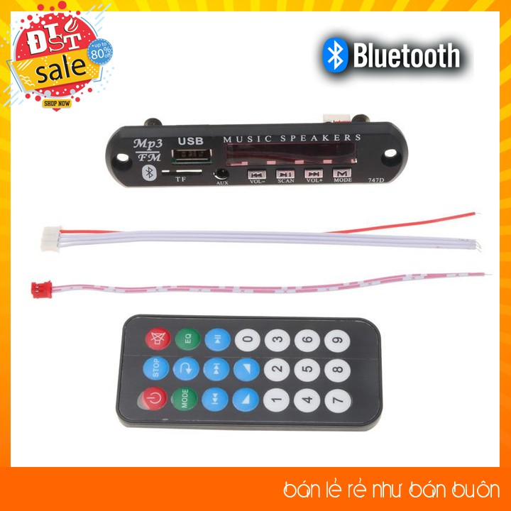 ✅ [RẺ NHẤT VIỆT NAM] Mạch bluetooth mp3 mạch giải mã âm thanh bluetooth 9v-12v + Điều khiển từ xa