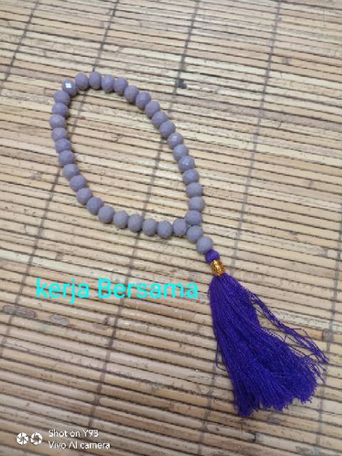 Bán Sỉ! Đá Pha Lê Tasbih Contents 33 Hạt Mã 2 8mm