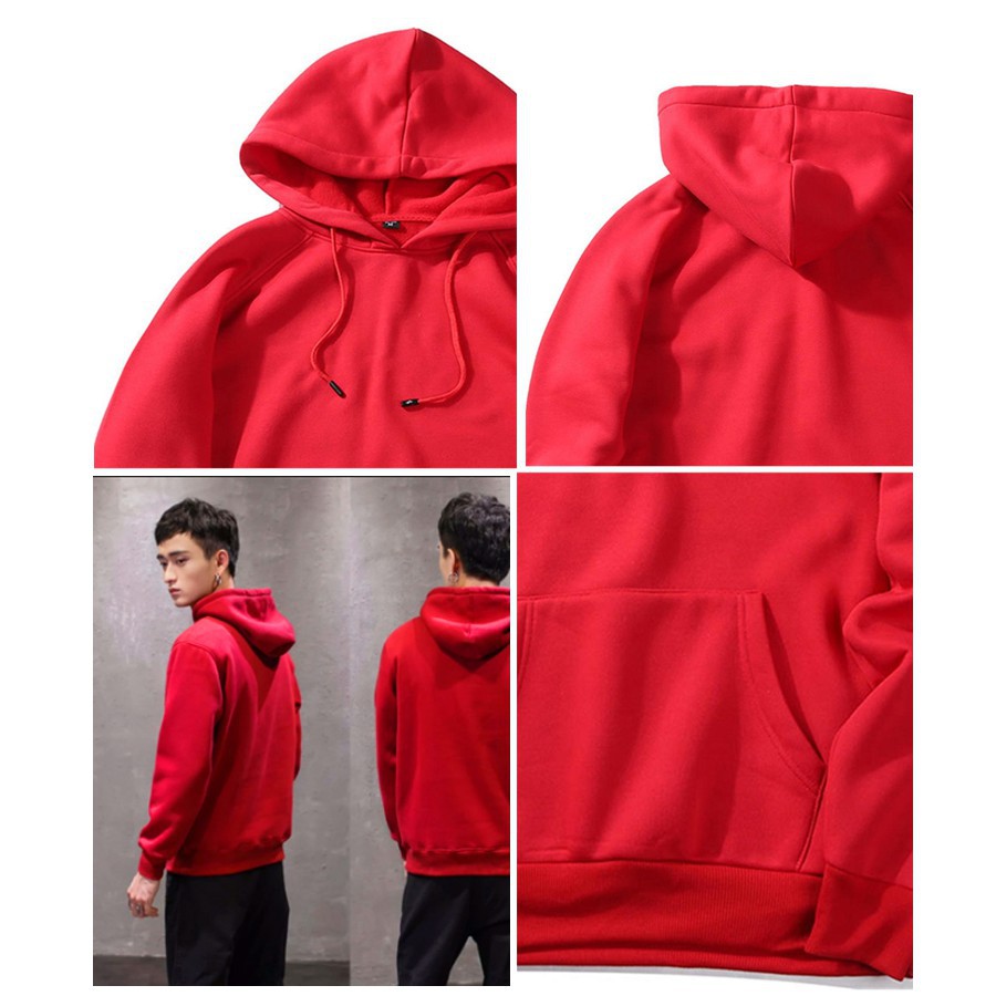 Áo hoodie / Áo nỉ trơn nam nữ Minishopvn kiểu dáng Basic | WebRaoVat - webraovat.net.vn