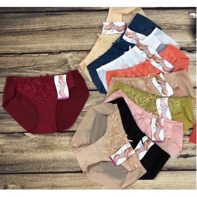 Combo 10 quần lót Beautiful spring phối ren