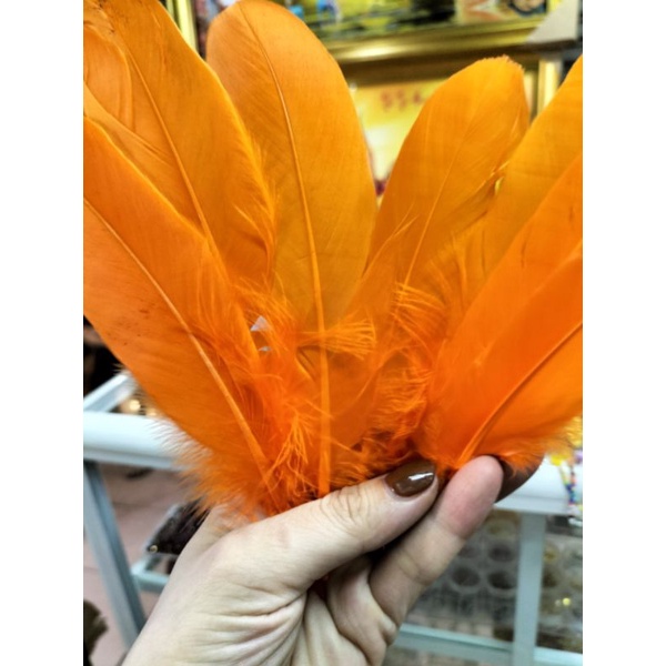 Lông gà nhân tạo đủ màu làm trang trí nhà cửa làm đồ handmade