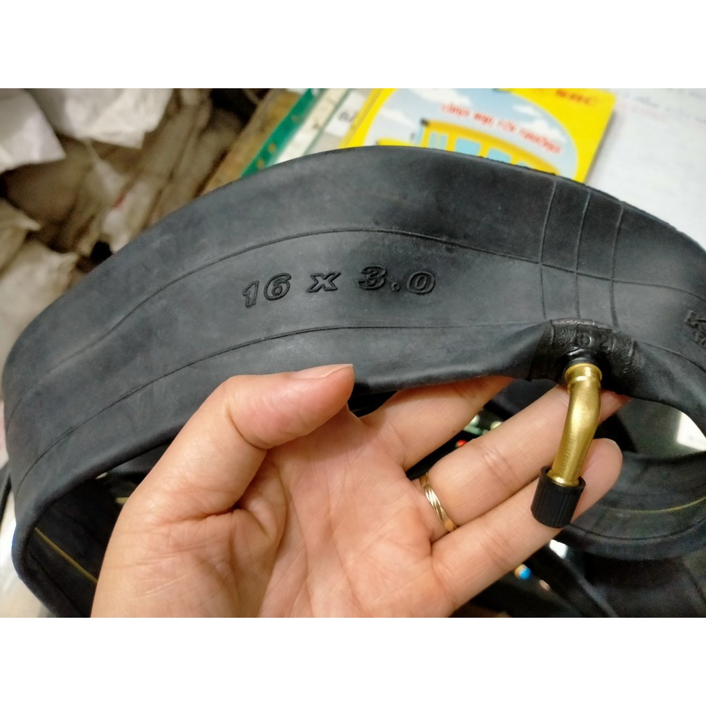 RUỘT, SĂM XE ĐẠP ĐIỆN 16x3.0 VAN CONG KENDA