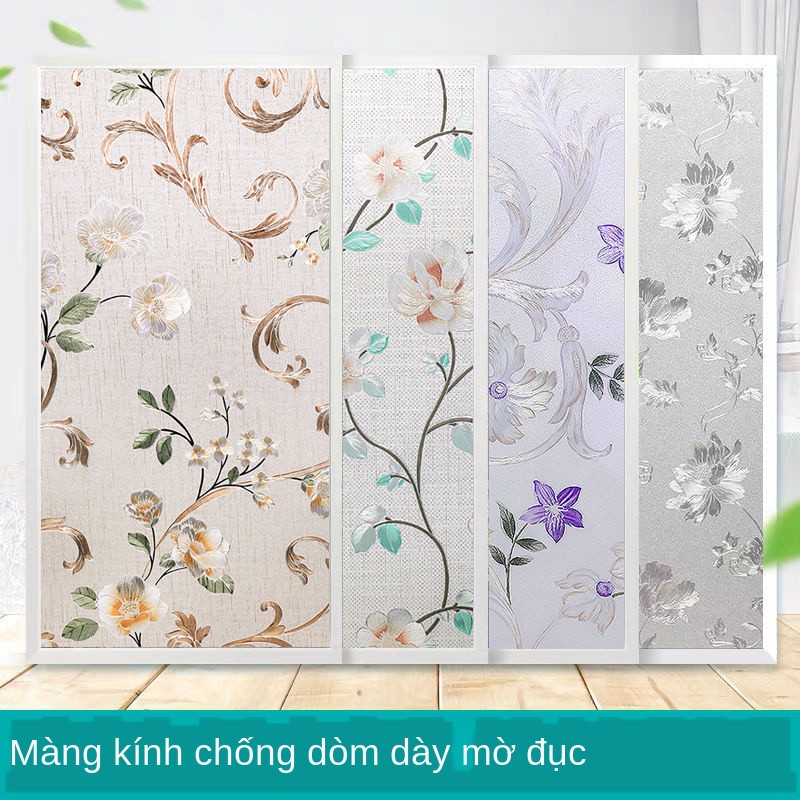 Giấy dán kính cửa sổ riêng tư [trong suốt và mờ đục] phòng tắm chống lóa bóng phim