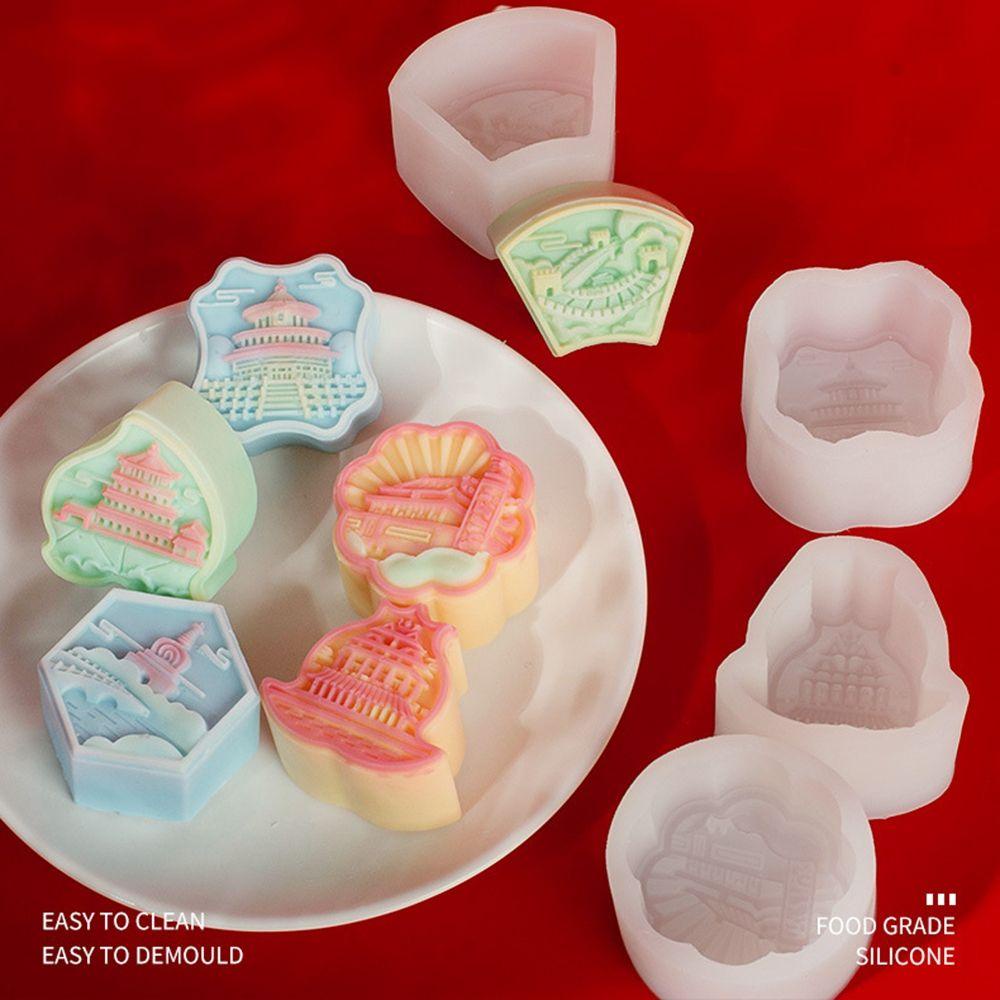 Khuôn Nướng Bánh Trung Thu 3D Phong Cách Trung Hoa