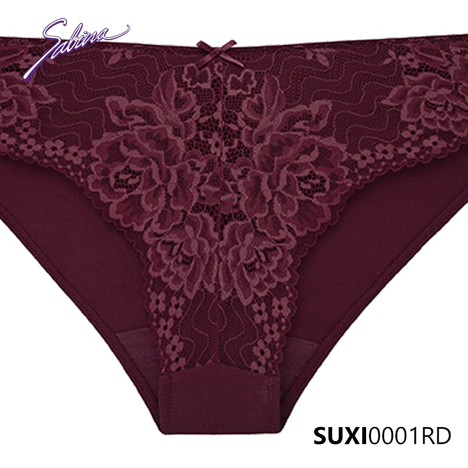 Combo Áo Lót Nâng Ngực Tự Nhiên Tạo Khe Chữ V Và Quần Đồng Bộ Màu Đỏ Mordern V By Sabina SBXI0001RD+SUXI0001RD | BigBuy360 - bigbuy360.vn