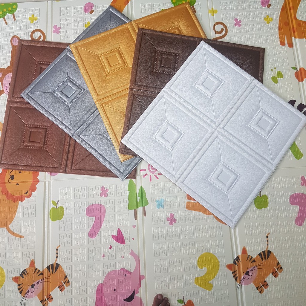 Xốp dán tường - Giả da - Khổ 60 x 60 CM | BigBuy360 - bigbuy360.vn