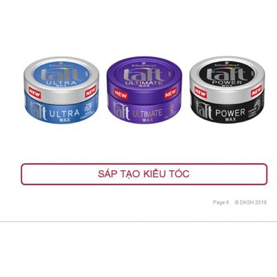 [sẵn - 75ml] Wax vuốt tóc cao cấp TAFT cho nam nữ-75ml