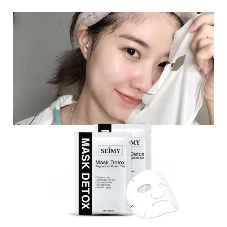 Mặt nạ dưỡng da Seimy - Mask Detox Peppermint Green Tea dùng cho mọi loại da 20g