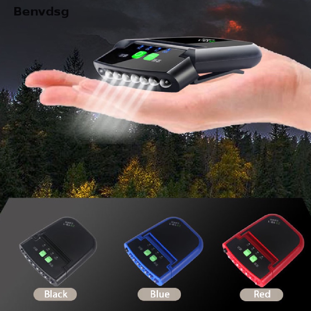 Đèn Pin 6 Bóng LED USB Cảm Biến Cao Cấp Có Thể Sạc Lại