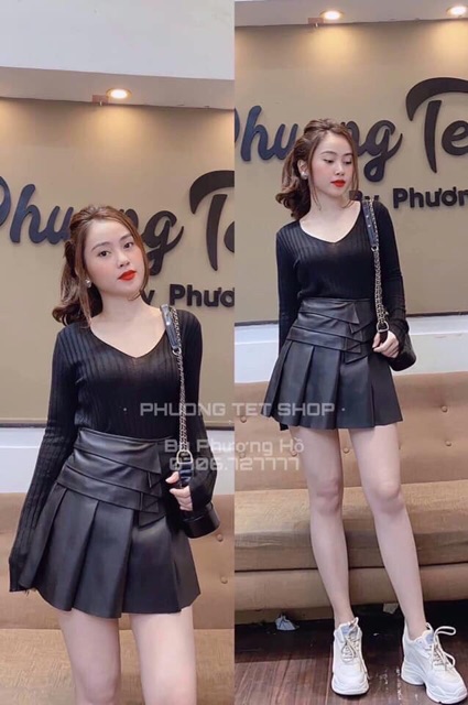 CHÂN VÁY DA XOÈ LOẠI 1 MS24671 | BigBuy360 - bigbuy360.vn