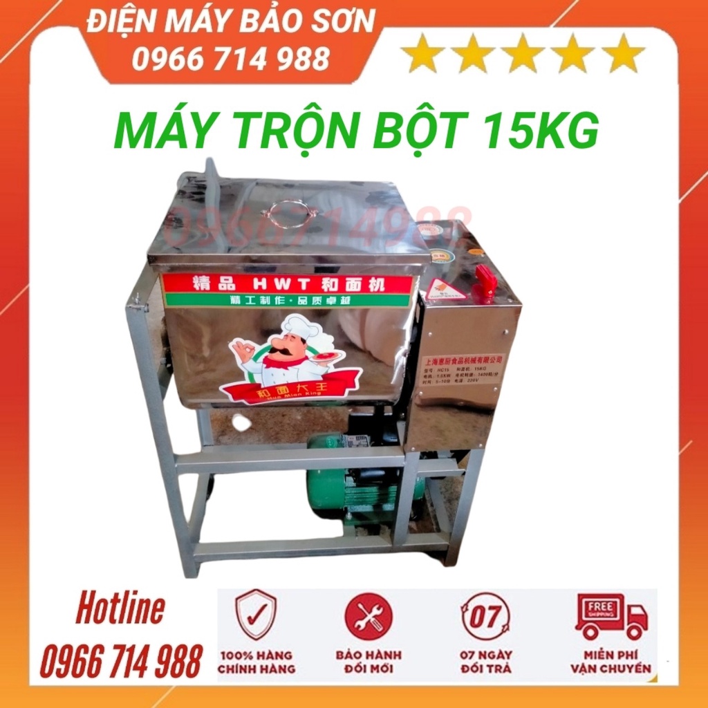 MÁY TRỘN BỘT HO-15KG CÔNG SUẤT 1500W MÁY NHÀO BỘT MÁY TRỘN THỰC PHẨM ĐA NĂNG BẢO HÀNH 12 THÁNG