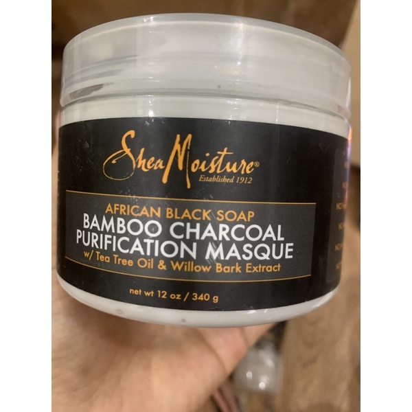 Mặt nạ dương tóc Sheamoisture African Black Soap 340ml