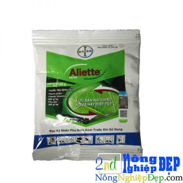 Aliette 800WP xử lý thối gốc, thối rễ cho phong lan gói 100gr