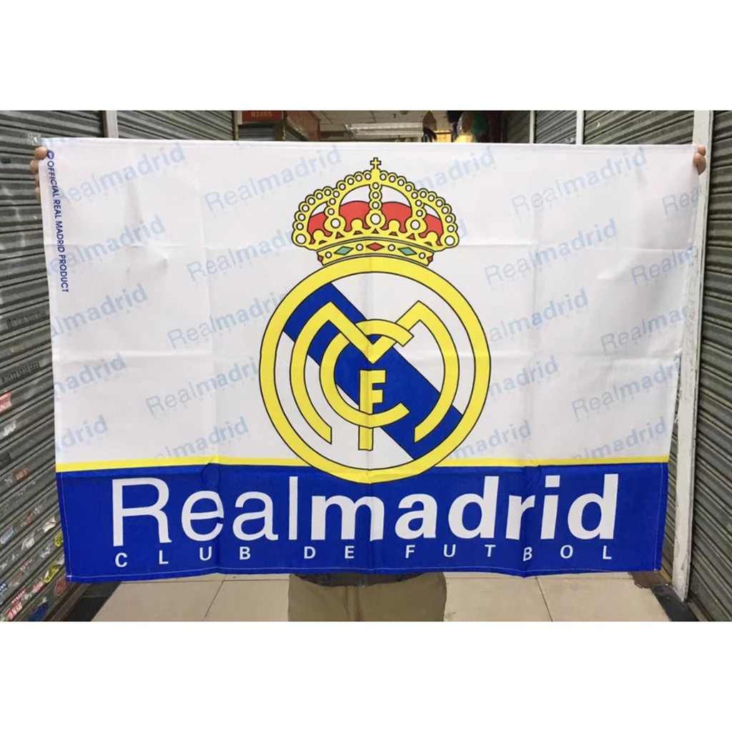 Cờ treo tường loại lớn Real madrid