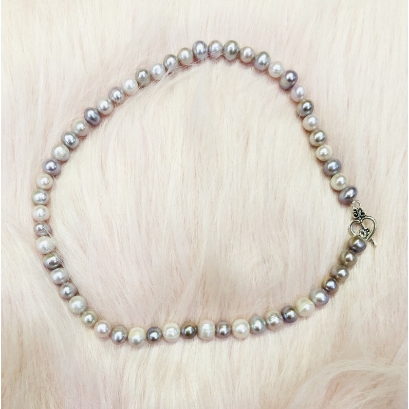 Chuỗi Hạt Ngọc Trai Mix Màu Tím Và Hồng Thời Trang Cho Các Nàng - Ngọc Trai Trường Thịnh