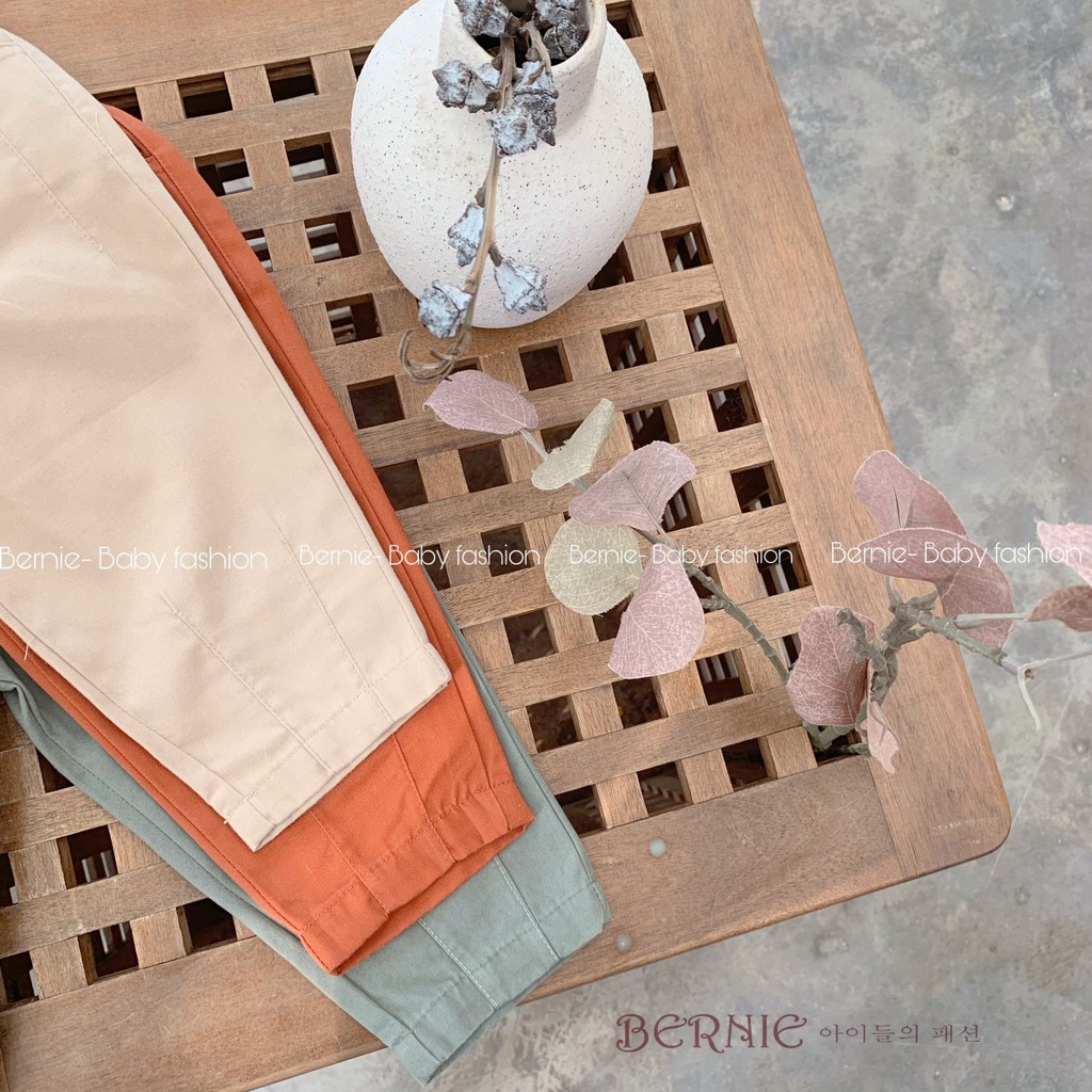 Quần dài kaki mềm cho bé trai bé gái