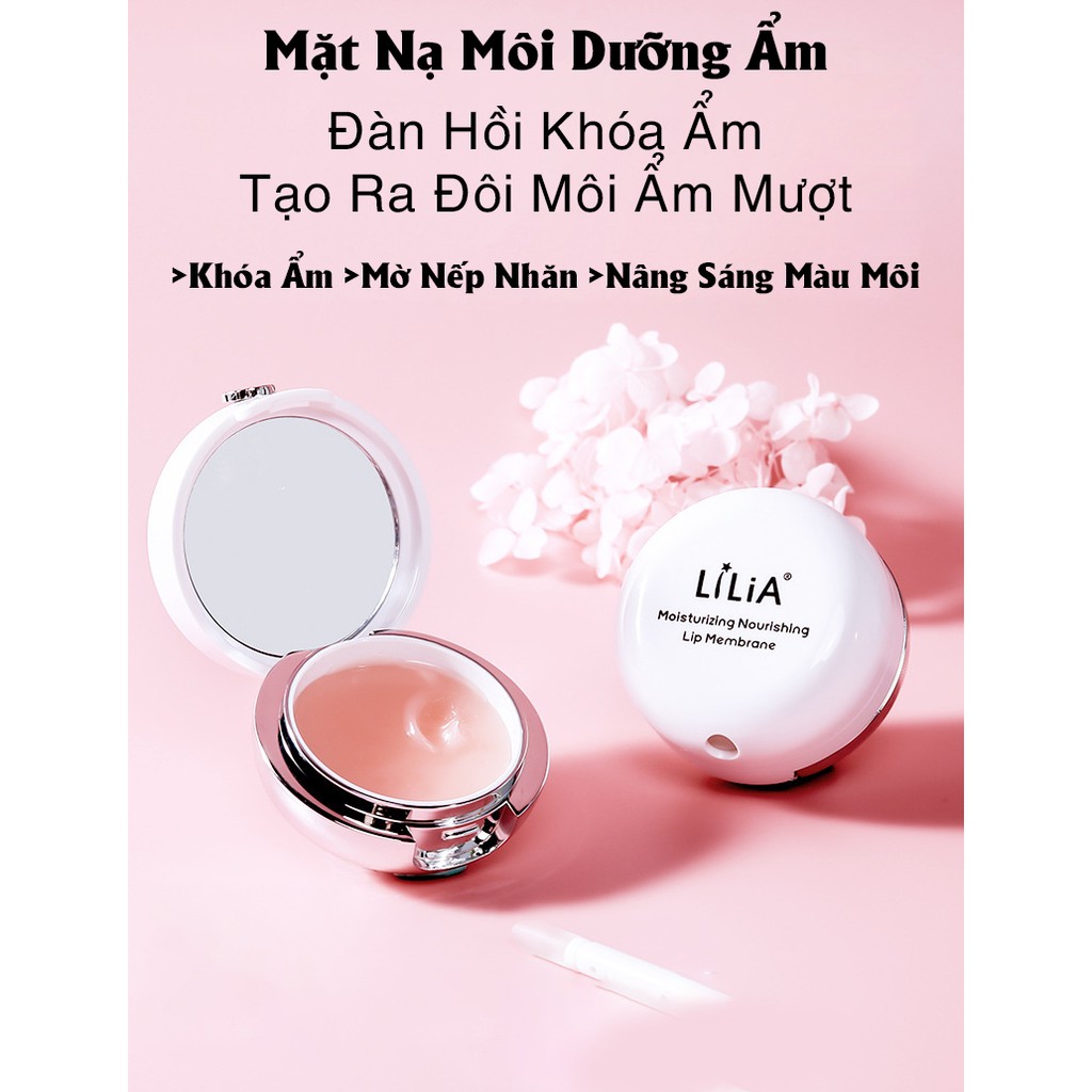 [MỚI VỀ] Lilia Kem dưỡng môi cấp ẩm giảm thâm môi loại bỏ da chết 10g