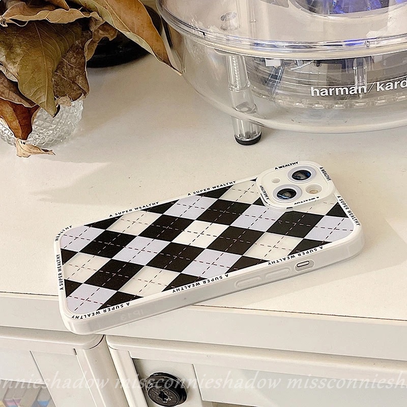 MissConnie Ốp Điện Thoại TPU Mềm Chống Sốc Trong Suốt Vân Kim Cương Cho iPhone 6 6s 7 8 Plus 11 13 12 Pro MAX X XR XS MAX SE 2020