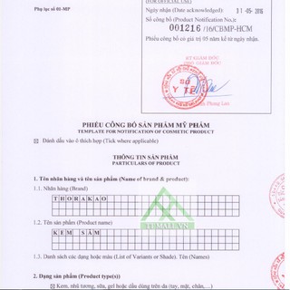 Kem Sâm Thorakao 7g - tinh chất sâm ngọc linh
