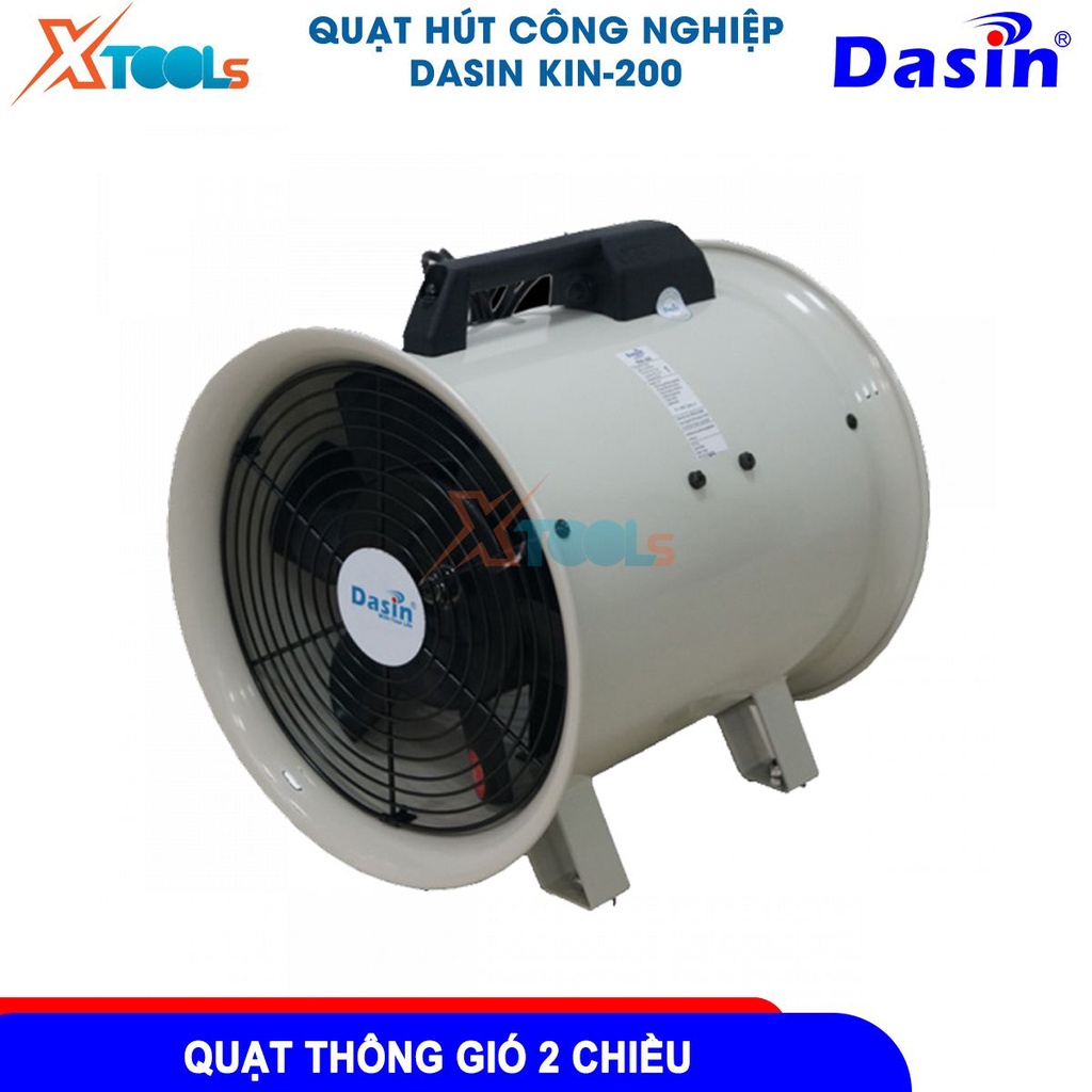 Quạt hút công nghiệp Dasin lưu lượng gió 25-66 m3/giờ tốc độ vòng quay 2900-2905 vòng/phút [CHÍNH HÃNG][XTOOLS]