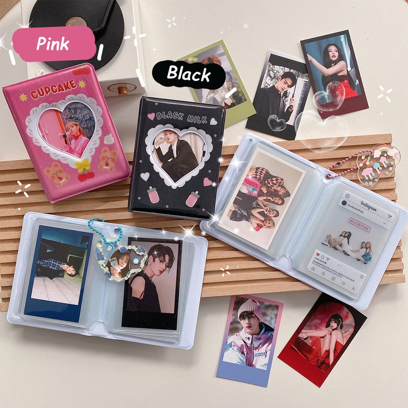 Cuốn Album Ảnh 3 inch Mini Trái Tim Dễ Thương