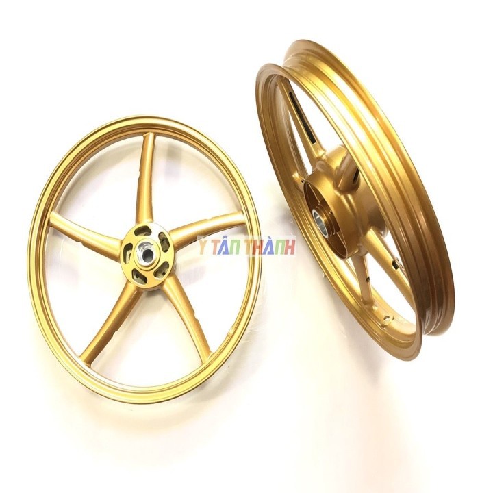 mâm 5 cây gắn sirius,Wave màu vàng MS1733