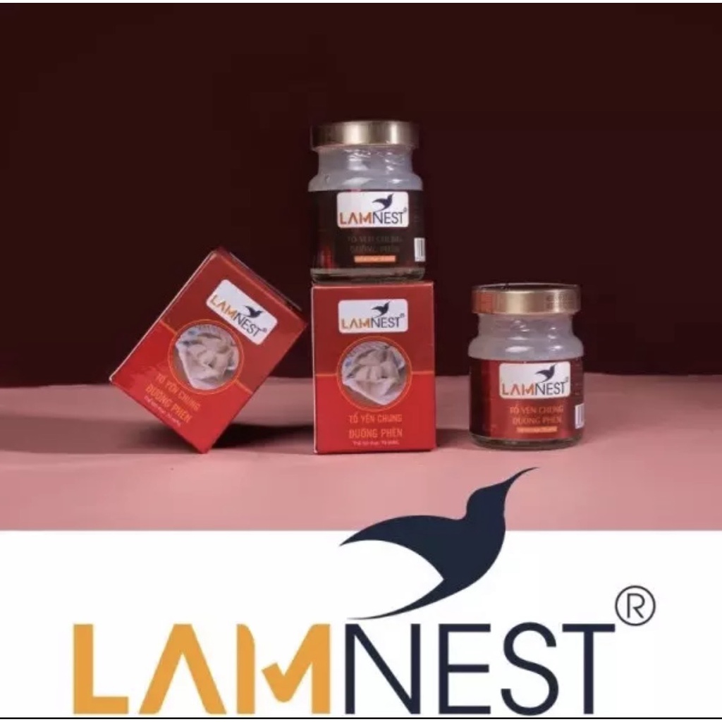 LỐC YẾN SÀO CHƯNG SẴN  LAMNEST NHIỀU VỊ (6 HỦ )