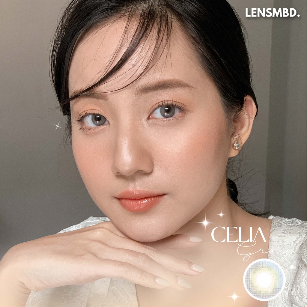 LENS KÍNH ÁP TRÒNG XÁM ÁNH SAO CILIA GRAY LENSMBD X DOUYIN