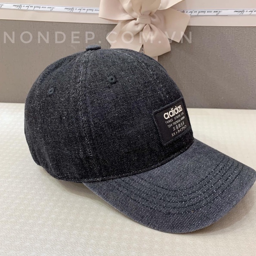 [ Hàng VNXK ] nón kết Jean mũ lưỡi trai jean logo Adidas - nón kết chữ Japan