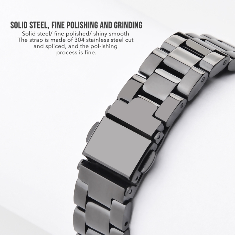 Dây đeo thay thế JANSIN bằng kim loại dạng lưới thời trang cho Xiaomi Mi Band 8 7 NFC miband 8 5 6