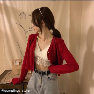 Áo cardigan croptop 5 màu