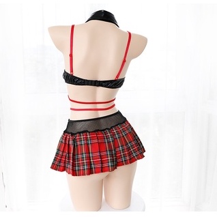 Cosplay nữ sinh Anh Quốc sexy - bộ đồ ngủ hóa trang học sinh gợi cảm mẫu mới