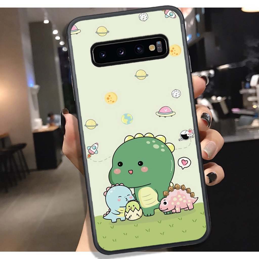 [HOT]ỐP SAMSUNG S10 - S10 PLUS- S10 5G , IN HÌNH KHỦNG LONG CHIBI SIÊU DỄ THƯƠNG.