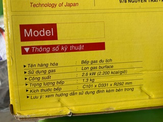 Bếp ga mini Cao cấp Lido