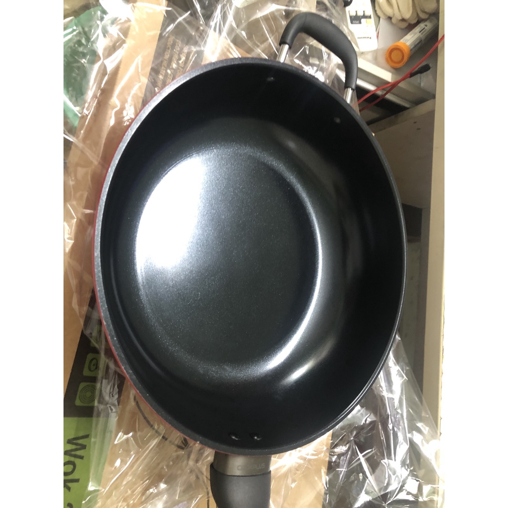 Chảo sâu lòng chống dính Lock&amp;Lock Cookplus Prima Wok Pan LCA5325 (32cm)