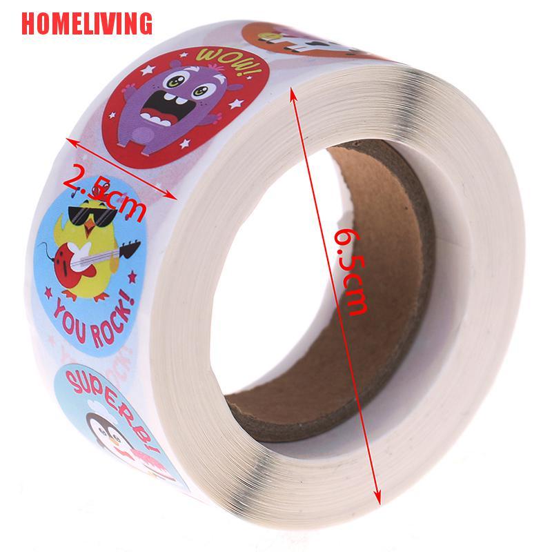 Cuộn 500 Miếng Dán Khen Thưởng Cho Học Sinh